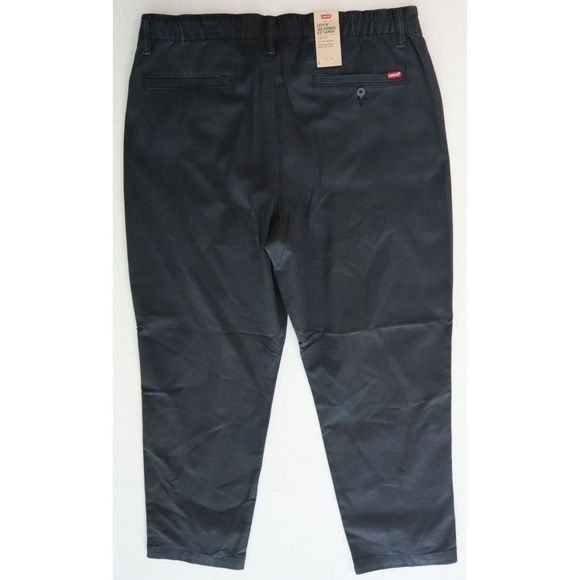 Levi's A10410003 Men's Sz Large Black XX Chino EZ Taper Stretch Pants $70 - Picture 2 of 11